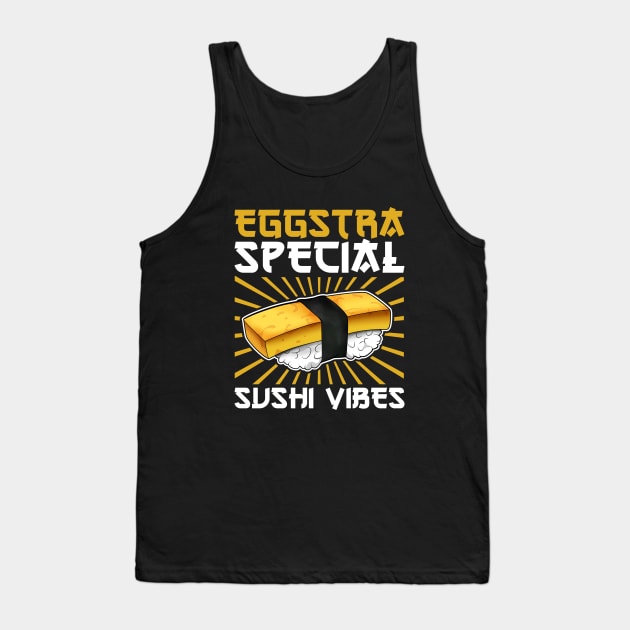 Eggstra Special Sushi Vibes - Sushi Tank Top by Modern Medieval Design